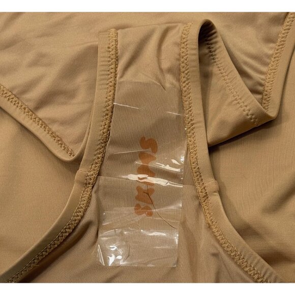 SKIMS Swim Cheeky Tanga Bottom Ochre 3x - Picture 8 of 11